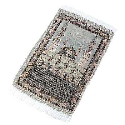 China Stain Resistant High Quality Turkey Prayer Mat Islamic Seccade Muslim Luxury Turkish Prayer Blanket New Design 2022 for sale