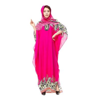 China Long Maxi Dress 2022, Muslim Islamic Sleeve Dress Prayer Clothing, With Scarf Set, Jalabiya For Women Arab Muslim Dress Rayon Comfort Wholesale for sale