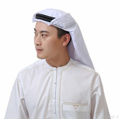 China 2022 Style Classic Middle Eastern Hijab Long Head Cover Kuwait Palestine Hatta Palestine Arab Turban Para Customize Muslim Man Scarf for sale