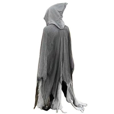 China Durable Velvet Life Size Hooded Long Vampire Adult Halloween Cloak For Men Party Wear for sale