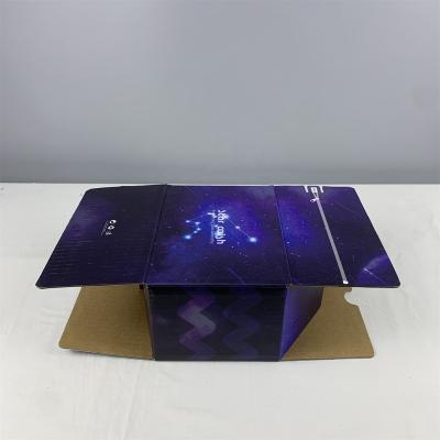 China New Logo Luxury Custom 2022 Biodegradable Zipper Box Cardboard Gift Box With Blind Box Custom Packing for sale