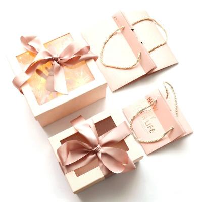 China 2022New Hot Products Biodegradable Logo Top Lid Gift Box Custom Made With Packaging Bag Gold Stamping Bag Boxhot Sale Products For Valentine Gift for sale