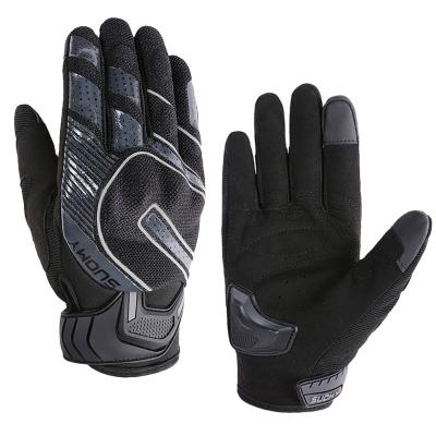 China Full Finger Gloves For Motorcycle Black Breathable Full Finger Racing Non-slip Wearable Gloves Moto Offroad Gloves Quality Outdoor Sports for sale