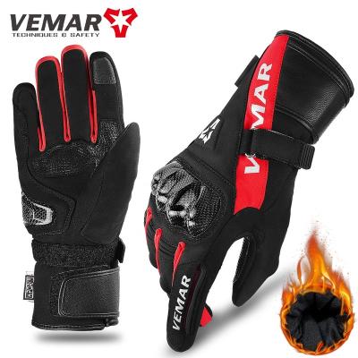 China VEMAR Winter Motorcycle Motocross Protective Gloves Touch Screen/Men Windproof Rainproof Waterproof/Protective Gloves 100% Guantes Moto Luvas for sale