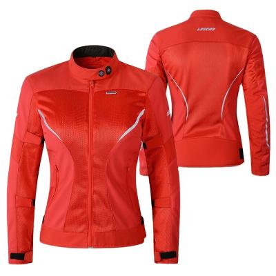 China New Motorcycle Jacket Women Summer Men Summer Breathable Mesh Motocross Jacket Motorbike Windproof Protective Clothing Riding Gear for sale