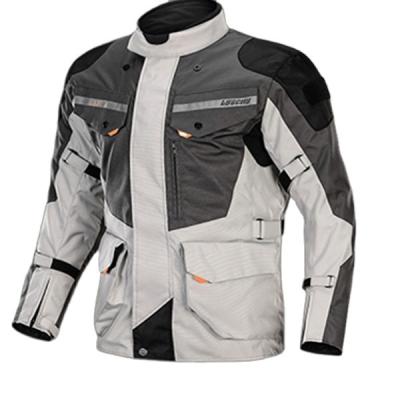 China Breathable Carry On Motorcycle Warm Gray Touring Adventure Clod Proof Jacket With Detachable 5 PCS CE Protectors Ride On Motorcycle Racing Jacke for sale