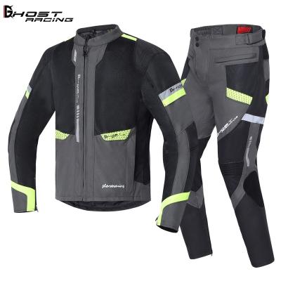 China Breathable Motorcycle Jacket And Pants Sets Mens Moto Riding Suit Chaqueta Waterproof Keep Warm Liner Motocross Jacket Armor for sale