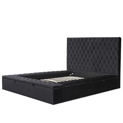 China Willsoon Furniture Store New King/Queen Size Bed Bedroom Storage Beds 1578, Tufted Wing Button Back Bed for sale