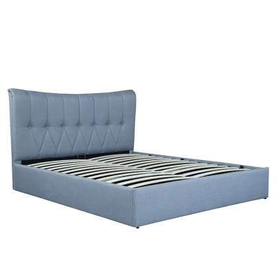 China New Store Willsoon Furniture 1496G Home Furniture Europe Style Storage Button Tufted Bed for sale