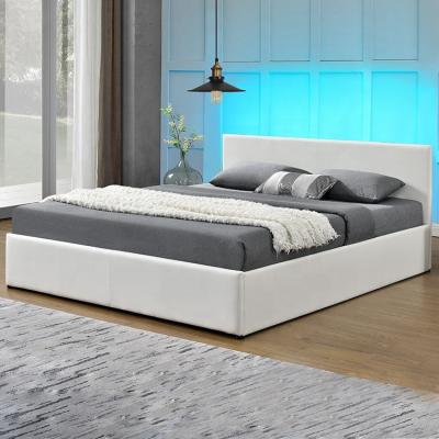 China Storage Willsoon Furniture 1166G PU Faux Leather Gas Lift Storage Bed for sale