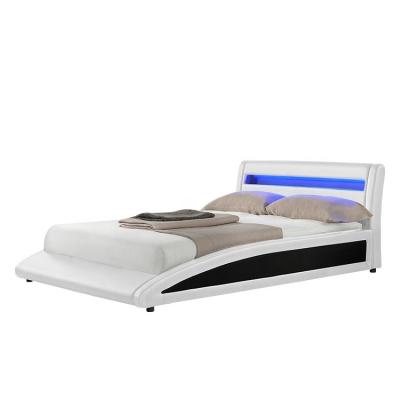 China Soft Bed Willsoon Furniture 1886-1 Modern King Size Bed With LED Headboard en venta