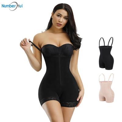 China NUMBERHUI Antibacterial Shapewear For Women Tummy Control Plus Size Body Shaper For Butt Lifter And Thigh Slimmer Faja for sale