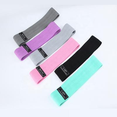 China E001 High Mini Person Flat Multiloop Exercise Band 1.5m Bulk Eco-friendly Non-slip Elastic In Box Straps Resistance Yoga Exercise Bands dropshipping for sale