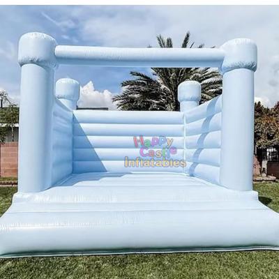 China Custom design indoor and outdoor pastel blue pink purple height entertainment bounce house wedding inflatable green yellow bouncer for sale for sale