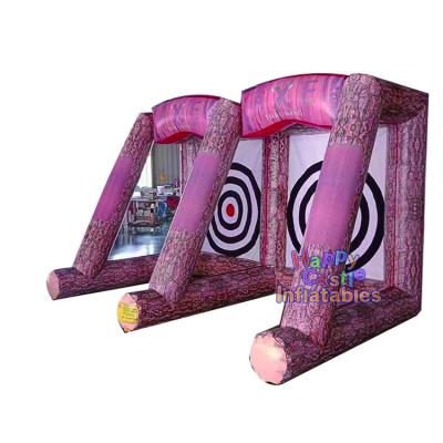 China Indoor and outdoor entertainment double ax game outdoor interactive inflatable throwing games for sale for sale