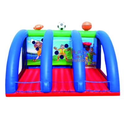 China Indoor and Outdoor Entertainment Customized 3 in 1 Inflatable Games Sports Inflatable Soccer Carnival Game Toss Game For Sale for sale