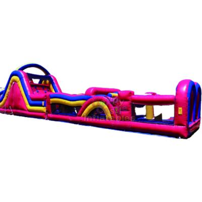 China And Outdoor Entertainment Customized Design Giant Wipeout Indoor Inflatable Obstacle Course For Adults And Kids for sale