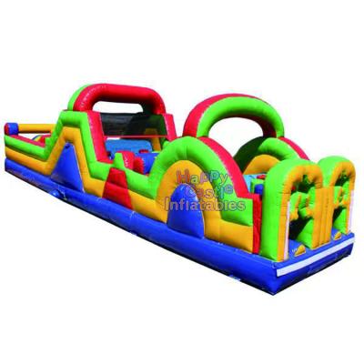 China Indoor And Outdoor Entertainment Customized Design Obstacle Course Inflatable Games For Events for sale