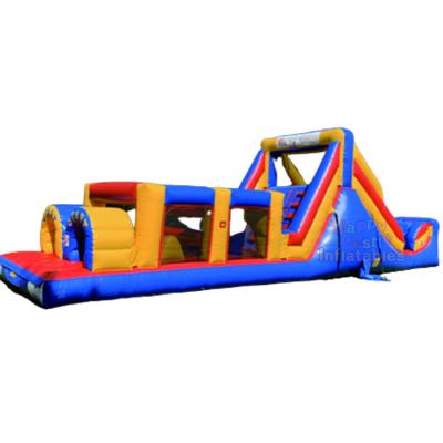 China Large Commercial Grade Indoor & Outdoor Inflatable Interactive Game Entertainment Inflatable Obstacle Course For Party Rentals for sale