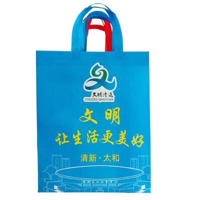 China Ultrasonic Handled Removed 80GSM 1Color 1Side Pink Letter Printing Custom Wrapping Bags Scarves Packing Repair X Handles for sale