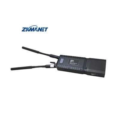 China 4W AES256 82Mbps 350MHz-4GHz Customizable IP66 Manpack IP MESH Video Transmitter for sale