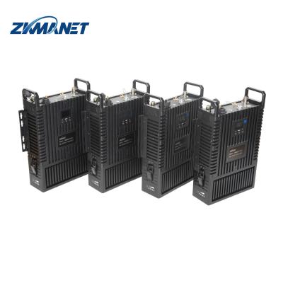 中国 ZKMANET3261 20w 40km Tactical Frequency Hop Manpack IP Mesh Radio For Fire Department 販売のため