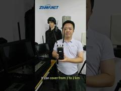 ZKManet2132UM Lightweight 2T2R Military Voice Intercom Multi-hops Handheld Video MESH Transmitter