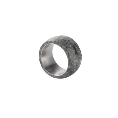 China FASHIONABLE Unique Concrete Jewelry Ring Artwork Ring from 22STUDIO Ring Gift High End Designer for sale