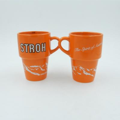 China Sustainable Stroh Mug, Best Price Ceramic Coffee Mug for sale