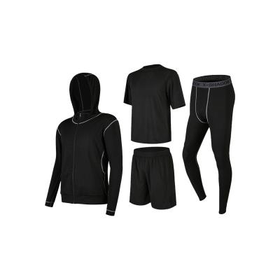 China New Breathable Gym Fitness Sports Suit Men's Quick-Drying Casual Clothes Running Sports Basketball Training Clothes Training Wear Sets for sale