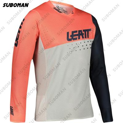 China 2022 NEW TEAM LEATT AM RF T-shirt Off Road ATV T-shirt Breathable Racing Cycling Tank Top MTB Spexc MTB Spexc Motorcycle Tank Top for sale