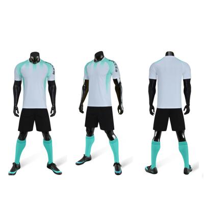 China Sets Soccer Kid Jersey Shirt Football Uniforms T-shirt Summer Short Sleeve Customs Officers Training Shirt Polyester Sportswear for sale