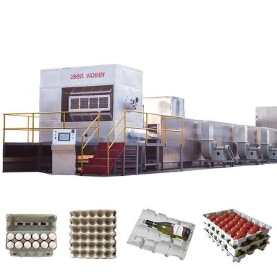 China Full Automatic Paper Egg Tray Egg Tray Machine With Brick Dryer for sale