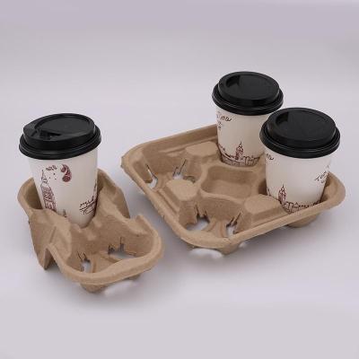 China Full Automatic Recycled Paper Rotary Pulp Molded Egg Tray Egg Tray / Coffee Cup Tray Making Machine for sale