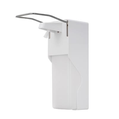 China 1000ml Double Elbow Aluminum Soap Dispenser ABS Plastic Liquid Soap Dispenser For Hospital for sale