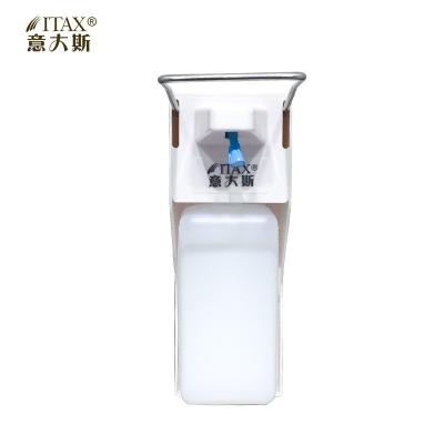 China ABS Plastic 1000ml Elbow Hand Sanitizer Liquid Soap Dispenser Doctor Hospital Wall Mounted Alcohol Traditional for sale