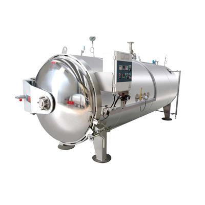 China Food Products Factory Price Horizontal Sus304 Stainless Steel Steam Heating Sterilizer Retort for sale