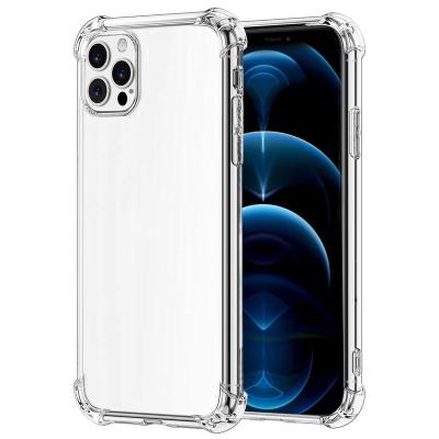 China Wholesale 2022 Fashion Crystal Clear Soft TPU Slim Cell Phone Case Shockproof Cover For iPhone 13 Pro Max for sale