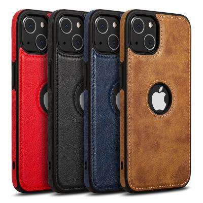 China Hot Sales Premium Shockproof PU Leather Case For iPhone 13 Pro Max Back Cover Mobile Phone Accessories for sale