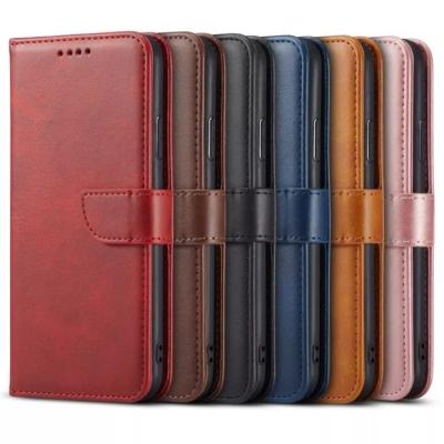 China Luxury Wallet Function PU Cell Phone Leather Case For Iphone 13 Magnetic Card Holder Flip Wallet Mobile Phone Cover for sale