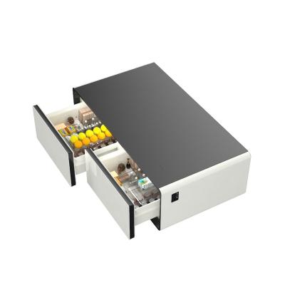 China COMPRESSOR Fridge Coffee Table Compressor With Smart Touch Control With Music US Chargers Ce GS Rohs Auto-defrost Grade 3 110220 130L for sale