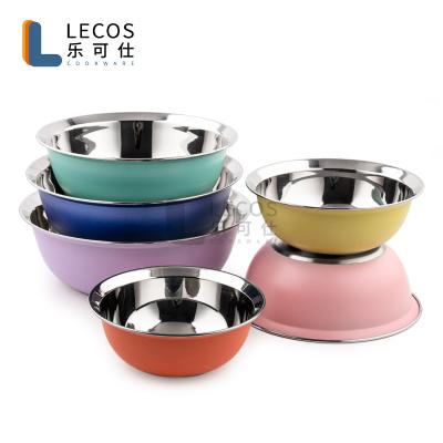 China 2022 Sustainable Multifunctional Best Selling Color Mixing Bowl Salad Bowl Set Kitchen Bowls for sale