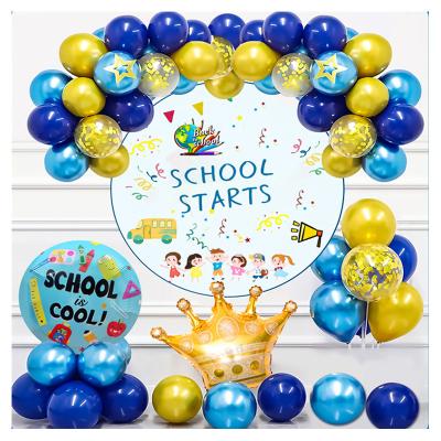 China Party Decoration Hot Selling Price Best Back To School Decorations, Balloons Garland Arch School Starter Kit For Classroom Hanging Decor for sale