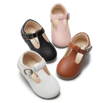 China 2022 Hot Sale Deodorization Children's Princess Shoes Breathable Organic Soft Unique Walking Shoes Anti Slip Kids Dress And Shoes for sale