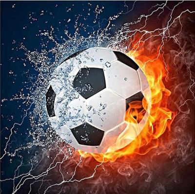 China Best Selling Football Modern Full Drill Arts Craft Canvas 5D Diamond Painting For Home Wall Decor for sale