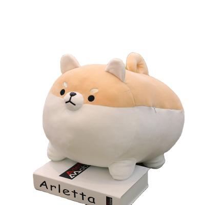 China Soft Stuffed Plush Shiba Inu Plush Toy Animal Corgi Kawaii Dog Pillow Gifts For Boys Girls for sale