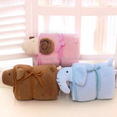 China Gifts Stuffed Plush Baby Blanket Cozy Baby Sheep Baby Security Blanket for sale