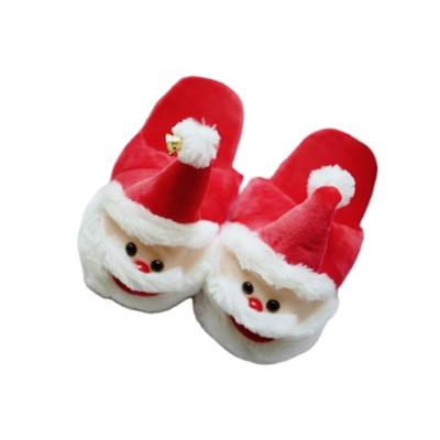 China Plush Anti-slippery Soft Slippers Christmas Home Slipper For Boys Girls for sale