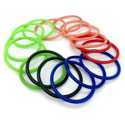 China Wear Resistance seal Various Colors Red Blue Green Elastic Non-Toxic And Environmentally Friendly Silicone Rings for sale