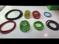 High Performance Rubber Gasket Seal / Round Rubber Rings Multi Colored